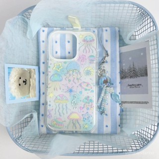手機殻 適用於iPhone ins夢幻音符彩色海星水母iPhone16/15/14手機殻13少女心12多巴胺11x保護殻