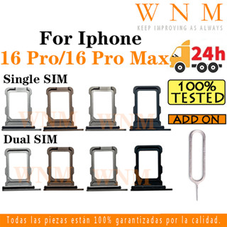 適用於 IP 16 Pro / Pro Max Sim 卡託盤 Sim 卡插槽支架卡支架讀卡器 SD 插槽適配器更換部件