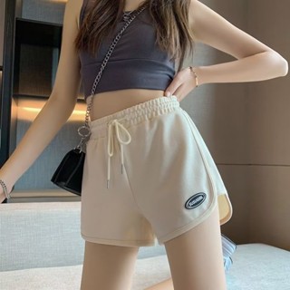 🔥買一送一！臺灣出貨🚀女生休閒運動褲 女士短褲 高腰寬鬆顯瘦短褲 休閒褲 跑步健身a字褲 韓版短褲