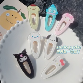 新款玉桂狗髮夾 鴨夾kt貓卡通可愛甜美少女頭髮劉海邊夾髮飾 少女心diy時尚髮夾 高階感固定神器 交換禮物
