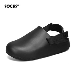 Socrs 時尚 2024 男士涼鞋穿防滑沙灘拖鞋潮流透氣
