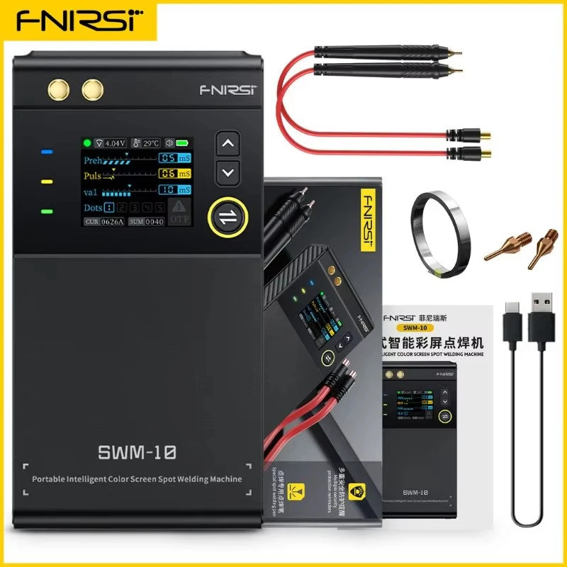 FNIRSI SWM-10 便攜式電池點焊機 DIY 迷你焊接機 18650 電池組焊接工具 5000mah 可焊接 0