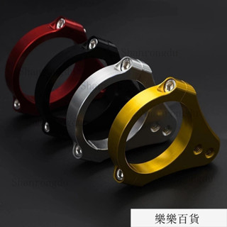 臺灣出貨24h摩託車通用配件防震防抖多口徑固定碼cnc鋁閤金轉嚮避震器摩託車避震前叉支架