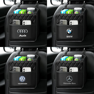 Car storage， Storage bag，汽車收納 車用收納箱汽車後排置物架垃圾桶 大號儲物網兜椅背置物盒整理箱