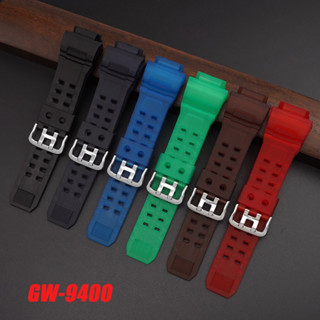 樹脂矽膠錶帶運動錶帶更換相容卡西歐 G-shock GW-9400 GW9400