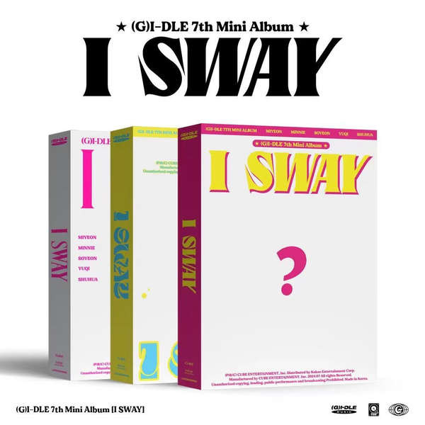 g i dle年曆 萬年曆 2025年曆 【現貨】G)I-DLE gidle迷你7專【I SWAY]】女娃新專迴歸未拆