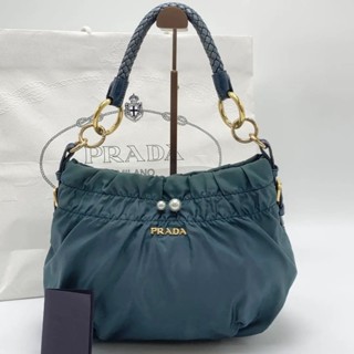 PRADA 肩揹包 手提包 Tessuto 皮革 mercari 日本直送 二手