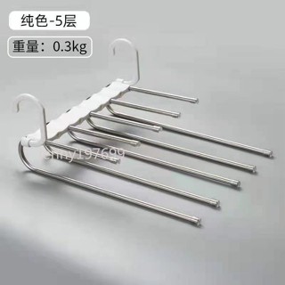 ❤臺灣出貨❤【店鋪熱銷】褲架衣架可摺疊多層褲子衣櫃收納架掛衣服不鏽鋼防滑多功能收納可開票