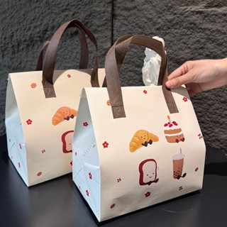 客製化 保溫袋 可愛外賣袋 鋁箔保溫保冷袋 箔燒烤無紡布手提袋子 打包袋 定製LOGO 加厚