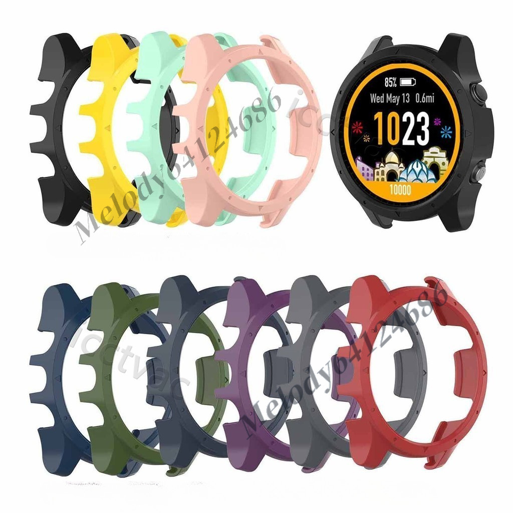 佳明手錶殼 半包保護殼 Garmin Forerunner 945 935 鏤空保護套 PC 硬殼 防摔殼 糖果保護套