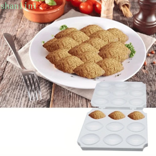 SHANLIN1肉丸機,DIY自創高效的基貝卷模具,廚房小工具塑膠4/9孔手動肉餅模具國際學生