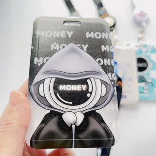 掛繩卡夾身份證信用卡銀行名片學生巴士可拉伸頸帶卡套門身份證卡壓紋印刷