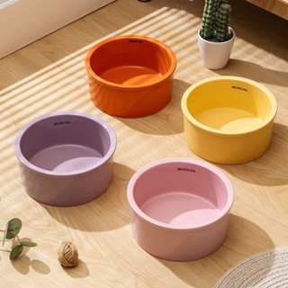 ✨新品 臺灣熱銷 免運✨韓國BD大號狗狗大口徑大容量寵物陶瓷碗通用大型犬狗碗狗食盆貓盆