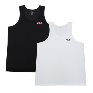 【FILA】男親膚簡約圓領背心-多款可選