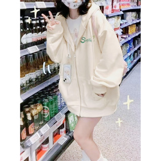 【桃裡】現貨 百搭外套 oversize 連帽衛衣 外套 女 連帽外套 薄外套 大碼外套 寬鬆外套 拉鍊外套 開衫外套