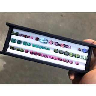現貨ღ寶石盒子ღ 高檔寶石盒 裸石盒 戒麵盤珠寶裸鑽盒帶蓋彩寶收納盒 寶石鑽石展示盒