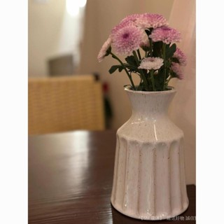 免運🎆簡約日式陶瓷花瓶客廳花器水培玄關餐桌東南亞裝飾品幹花插花擺
