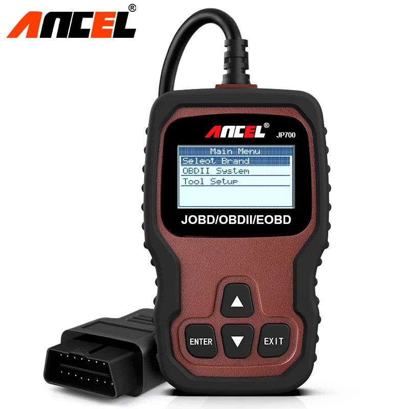 Ancel JP700 JOBD OBD2 汽車掃描儀全 OBDII 讀碼器 OBD 2 汽車診斷工具適用於日本豐田日産