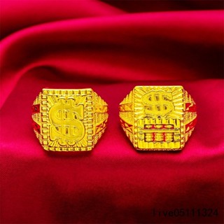 💝金生相玉珠寶💝批發（10.28）越南沙金男士霸氣開口戒指男款祘盤時尚大戒飾品久不掉色