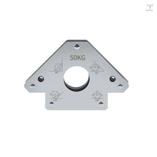 50kg 電焊輔助工具磁性焊接定位工具電焊支架直角多角度固定器用於焊接管道安裝支架焊接 45