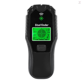 螺柱探測器牆壁掃描儀 5 合 1 多功能螺柱探測器工具 LCD 顯示屏和音訊警報,用於金屬木材和交流電線螺柱的中心和邊緣