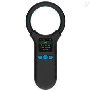 手持便攜式動物晶片掃描器 1.4 英寸 TFT LCD 顯示晶片閱讀器可充電動物標籤掃描儀支援 EMID FDX-B(I