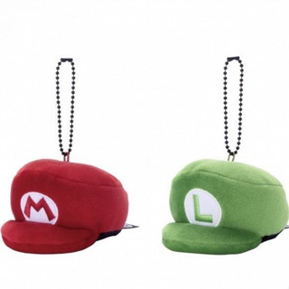 Mario🎭 超級瑪麗馬裡奧公仔帽子毛絨玩偶掛件 包包掛飾吊飾 超級馬裡奧系列 包包裝飾 鈅匙圈