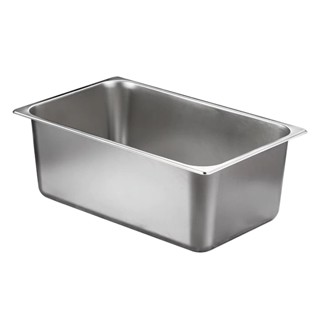【alahepa】冰桶冰塊箱矩形儲物桶,用於派對飲料冷卻器不銹鋼餐廳,適用於室內或室外酒吧