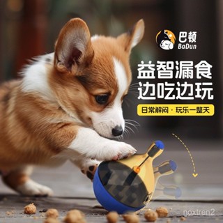 【快速出貨】狗狗漏食玩具不倒翁｜磨牙訓練器 耐咬益智解悶球 寵物互動用品 0OFA