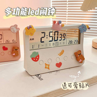 鬧鐘 兒童鬧鐘 可愛電子鬧鐘學生用智慧計時器兒童女孩桌面時鐘專用起床神器叫醒