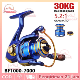 旋轉鹽水卷線器 BF 1000 7000 10kg 金屬體手柄線軸卷線器釣魚 CNC 金屬魚釣魚捲線器 14 BB 強力
