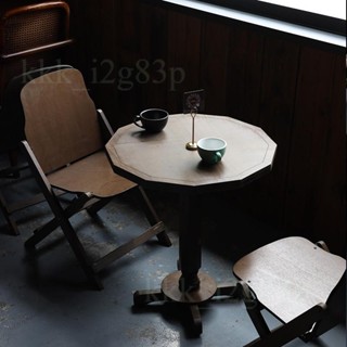 【宅配到府📣】法式復古甜品桌 茶几 邊幾 客廳陽臺小戶型家用實木餐桌 茶桌 咖啡桌椅小圓桌 臥室陽臺 沙發邊桌 迷你桌