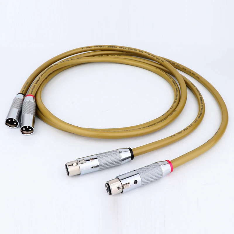 Van den Hul M.C D102MKIII 混合 HI-END 鍍銀 XLR 平衡線 HIFI XLR 公對母音