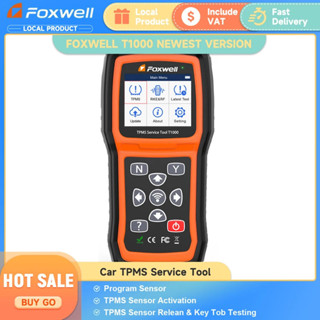 FOXWELL T1000 汽車TPMS啟用程式設計工具 TPMS重新學習啟用胎壓監測TPMS傳感器診斷工具
