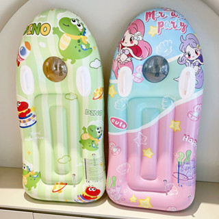 【HONEY KIDS】泳神 衝浪板兒童水上漂流戲水玩具充氣男女游泳裝備滑水浮板恐龍
