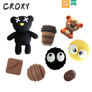 crocs 鞋釦 鞋釦 CROXY 小熊餅乾洞洞鞋配飾鞋花卡通diy裝飾釦飾品適配Cross/Crocs