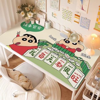 學習桌墊 Study desk mat 蠟筆小新桌墊可愛卡通學習桌墊宿舍PVC滑鼠墊辦公電腦桌墊鍵盤墊 現貨 25-5-