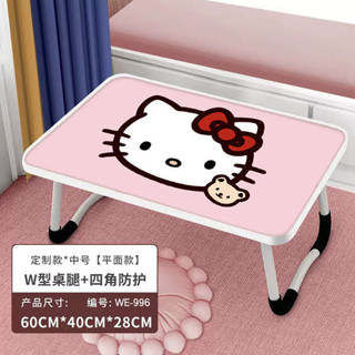卡通kitty筆電小桌子床上辦公桌懶人多功能可摺疊便攜小桌板兒童餐桌可愛女生宿舍上鋪學習桌臥室家用