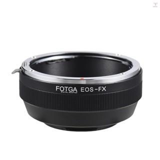 Fotga 手動鏡頭卡口轉接環鋁合金適用於佳能 EOS EF/EFS 卡口鏡頭至富士 X-Pro1/X-E1/X-E2/