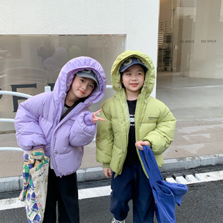 [新品熱賣]兒童過年韓係童裝女童兒童羽絨服冬季外套男童女童加厚麵包服超厚高檔可愛帶帽外套正韓童裝5