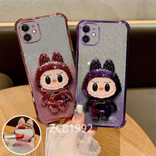 外殼 iPhone 11 12 pro max 手機殼矽膠四角保護透明殼 LB
