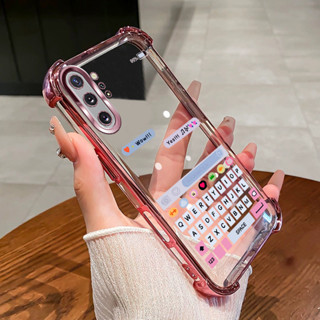 SAMSUNG 三星NOTE 10 pro NOTE 20 ULTRA手機殼可愛鍵盤四角矽膠TPU透明軟殼YF手機殼