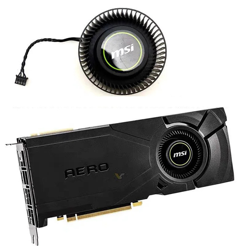 MSI PLB06625B12HH-1DC12V 2.60AMP RTX 2070 GPU 冷卻器適用於微星 RTX20