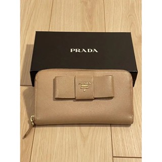 PRADA 長夾 1m0506 Saffiano皮革 日本直送 二手