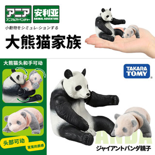 【925HOT】TOMYTOMICA安利亞動物模擬模型大熊貓家族兒童認知男孩玩具919391合金壓鑄模型diecast
