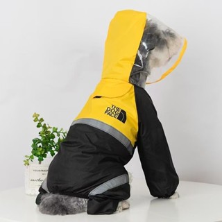 臺灣出貨 狗狗雨衣泰迪雪納瑞小型犬四腳防水全包雨披寵物大型犬雨天衣服 夏季雨季必備狗狗全包雨衣 520