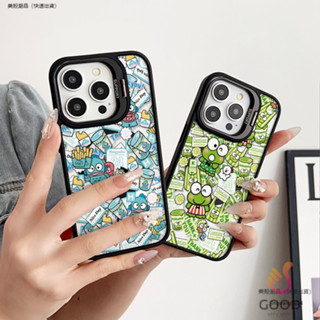 卡通 漢頓小丑魚 大眼蛙 iPhone16 15 14 13 12 11Promax 手機殼 Magsafe磁吸鏡頭支架