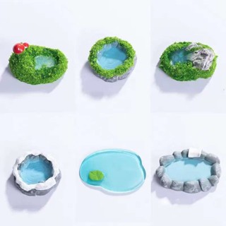[店鋪熱銷]創意模擬水池綠地青苔 園藝造景diy裝飾配件微景觀微縮迷你小擺件