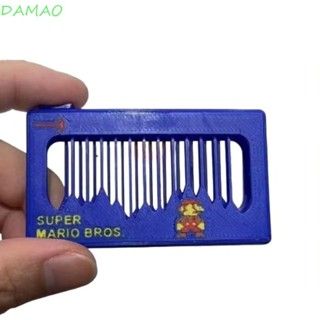 ADAMAO按壓發聲玩具,聲音產生器音樂卡通鑰匙扣,小型的儀器手持式有趣的梳子形鑰匙扣兒童禮物
