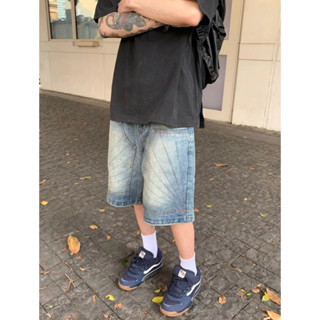 Keyingng 男士短褲韓版簡約高品質時尚牛仔褲男